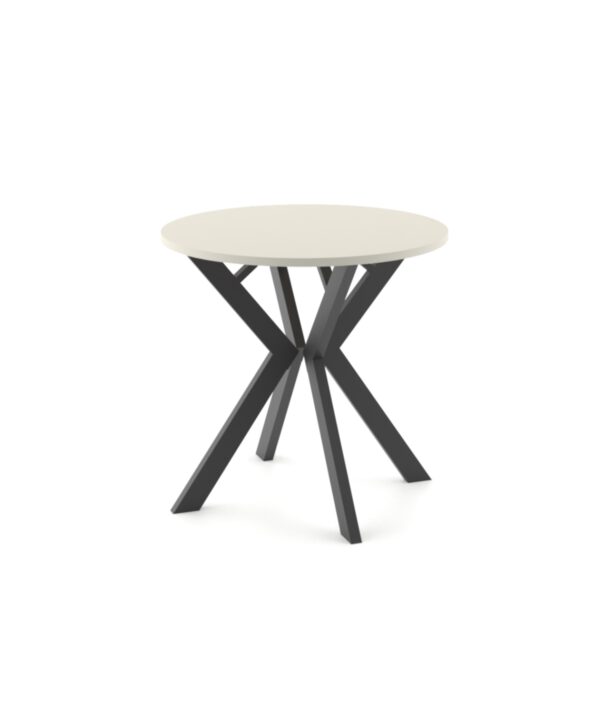 ST59M okrągły kaszmir nogi czarne metalowe